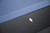 Close-up of the custom mother-of-pearl diamond sights on the Peter Parsons Slate Pool Table with Academy Blue felt and Matte Black rail detail.