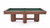 C.L. Bailey Orbis Slate Pool Table, wooden pool table with green felt playing surface and sturdy cylindrical legs.