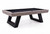 C.L. Bailey Mercer Slate Pool Table, modern billiards table with a sleek wood finish and black legs on a white background.