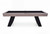C.L. Bailey Mercer Slate Pool Table, modern pool table with a sleek black playing surface and stylish wooden frame with black angled legs.
