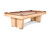 Doc & Holliday Derby Slate Pool Table in natural maple with walnut inlays, shown in a three-quarter view on a white background.