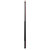 Lucasi Custom Duo Gunmetal/Stained Zebrawood Cue with Embossed Leather Wrap