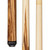 Players Zebrawood Sneaky Pete Wrapless Cue