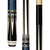 Players Black & Bocote Cue with Blue/Black Linen Wrap