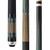Dufferin Malachite Crown Cue with Embossed Leather Wrap