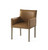 Plank & Hide Co Benjamin Game Chair Washed Oak, a stylish leather-upholstered chair with a high backrest, washed oak wooden legs, and armrests, ideal for modern living or gaming spaces.