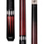Pure X Black & Cocobolo Cue with Embossed Leather Wrap