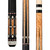 Players Light Coffee Birdseye & Imitation Bone Cue with Black Linen Wrap