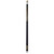 Players Black with White Recon Diamond Cue with Black Linen Wrap
