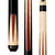 Lucasi Custom Black Onyx & Natural Birdseye/Cocobolo Wrapless Cue
