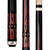 Dufferin Black & Cocobolo Cue with Embossed Leather Wrap