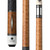 Lucasi Custom Exotic Apitong Diamond Series Cue with Black/White Linen Wrap