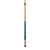 Lucasi Custom Walnut Birdseye & Aquamarine/Off-White Wrapless Cue