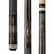 Energy By Players Grey Stained Maple Sneaky Pete Cue with Black/White Linen Wrap
