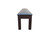 Plank & Hide Co Otis Bench with Storage, sturdy wooden bench with a cushioned seating area.