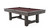 Plank & Hide Co Hamilton Slate Weathered Grey Pool Table, a rustic-style billiards table with a slate surface, weathered grey wood finish, and sturdy wooden legs.