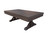 Plank & Hide Co Otis Slate Pool Table Smokehouse by Plank & Hide, a dark wooden pool table with a smooth slate surface and sturdy, stylish legs.