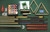 Playcraft BullRun 8' Slate Pool Table - Rustic Timber Frame, pool table components including balls, cue sticks, triangle racks, chalk, brush, and accessories arranged on a green surface.