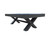Sawyer Twain X-Air 8' Outdoor Slate Pool Table, black table with modern design and sturdy wooden legs