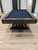 Billiards Select Blacksmith 8' Slate Pool Table with black felt surface and wooden frame, featuring a rustic finish and sturdy black legs, ideal for game rooms with free shipping.