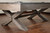 Billiards Select Huxley 8' Slate Pool Table, showcasing a rustic wooden frame and X-shaped legs with a smooth playing surface, ideal for home recreation with free shipping.