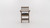 Plank & Hide Co Spectator Chair, wooden chair with a black cushioned seat and armrests in a minimalistic setting.