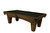 Billiards Select Topher 8' Slate Pool Table, a classic wooden billiards table with a black felt surface and black corner pockets, featuring sturdy wooden legs and a sleek design with free shipping.