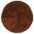 Hooker Furniture Brookhaven Round Lamp Table, top view showing a polished wooden surface with a warm finish and a subtle grain pattern.