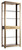 Hooker Furniture Curata Bunching Bookcase, modern beige and glass bookshelf with multiple shelves and a drawer for storage.