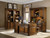 Hooker Furniture Tynecastle Bunching Bookcase, elegant wooden bookcase with multiple shelves and cabinet doors for home library or office storage.