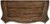 Hooker Furniture Rhapsody Five Drawer Chest, top view of a wooden chest with curved edges and five drawers.
