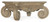 Hooker Furniture Castella Square Cocktail Table, rustic wooden coffee table with elaborate carved scroll details on legs and apron.