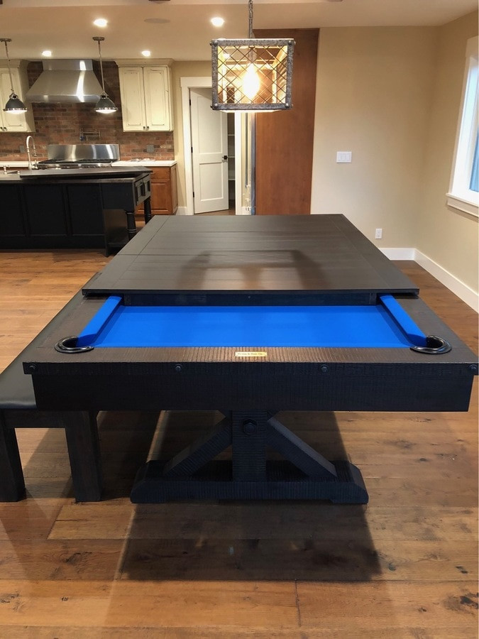 Otis Pool Table With Dining Top | Plank & Hide Co | Shop ...