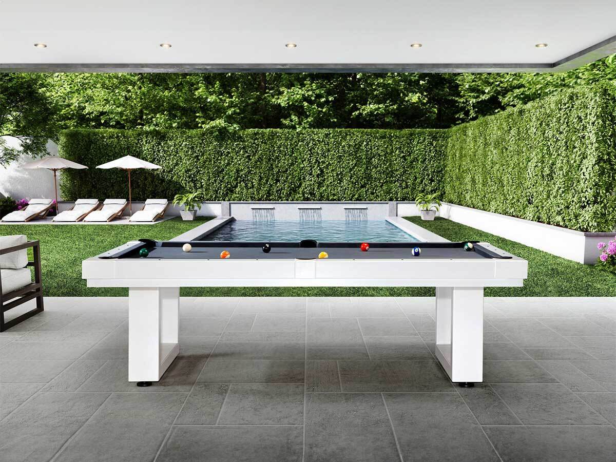 Outdoor pool tables