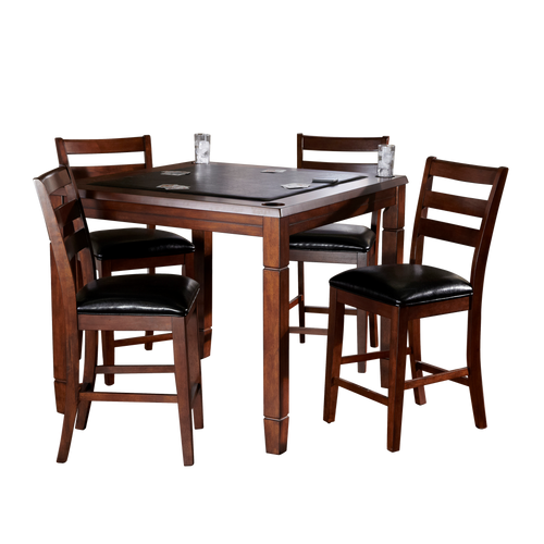 Counter height game table sets top