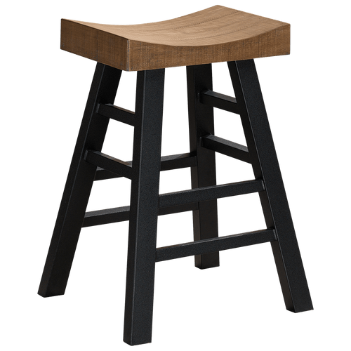 Cheyenne Bar Height Stool Reclaimed Wood Sawyer Twain