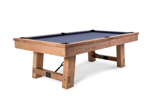 Isaac 8 Ft Slate Pool Table – Honey Ash | Plank & Hide | Sawyer Twain