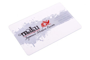 Plastic Card Flat Print Personalization