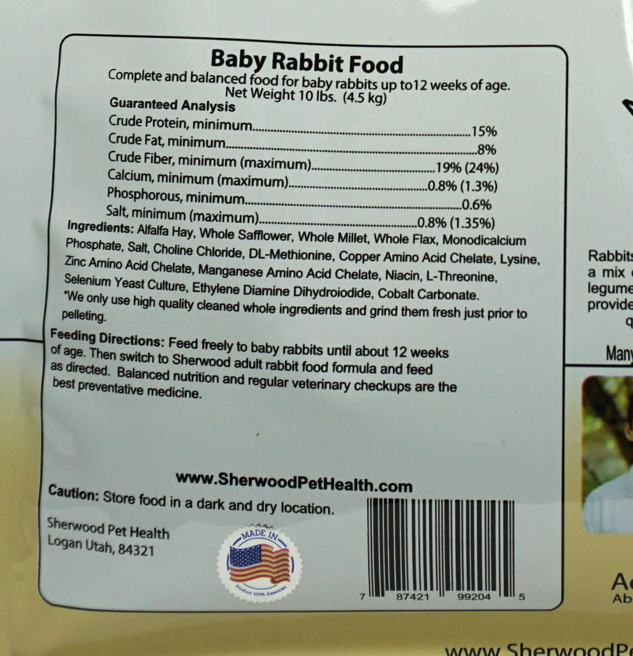 formula for baby rabbits
