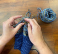Adult Beginner Knitting 2  - Knit a Hat in the Round