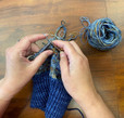 Adult Beginner Knitting 2  - Knit a Hat in the Round