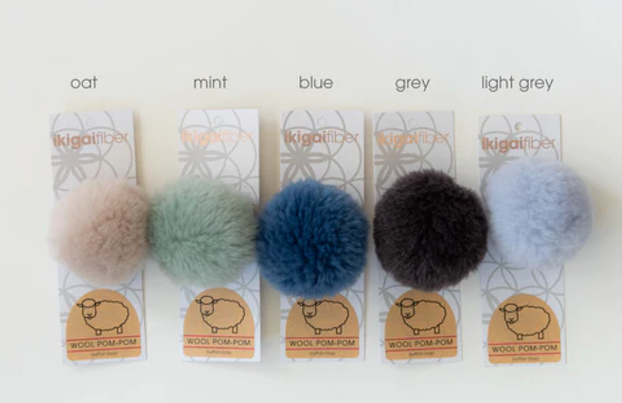 Ikigai Wool PomPoms - Around the Table Yarns