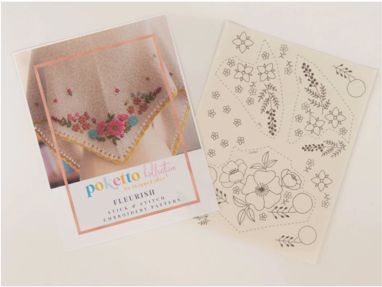 Stick & Stitch Embroidery Pattern - Around the Table Yarns