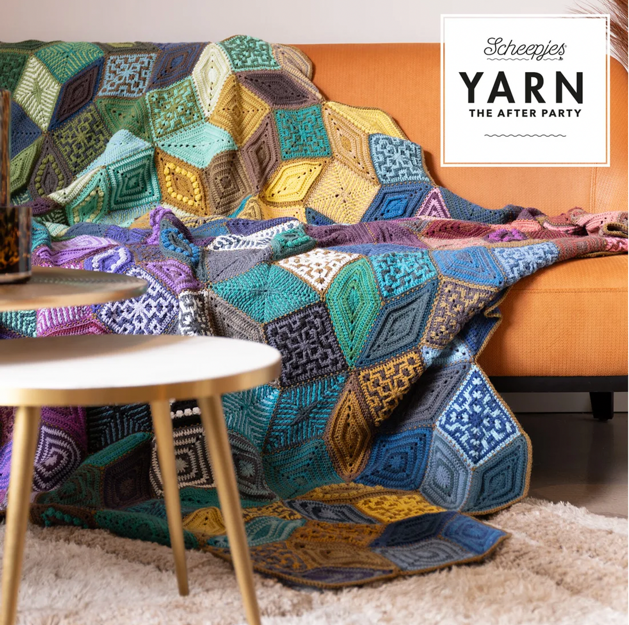 YTAP C204 Scrumptious Tiles Blanket - Around the Table Yarns ytap-c204-scrumptious-tiles-blanket-around-the-table-yarns