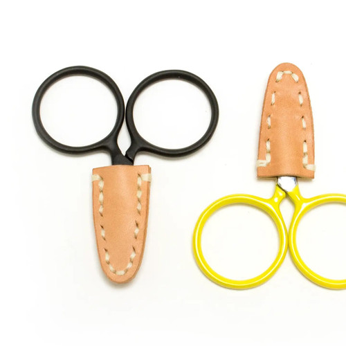 Circle Mini Scissor Leather Tips