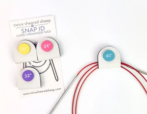 Snap ID Cord Organizer Tags