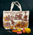 Large Canvas Zipper Tote