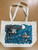 Large Canvas Zipper Tote