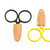 Circle Mini Scissor Leather Tips
