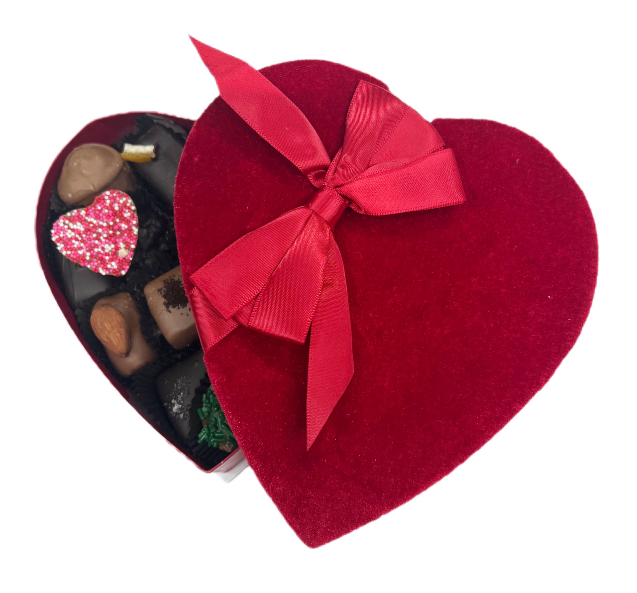 Solid Chocolate Filled Heart Boxes - JoMart Chocolates